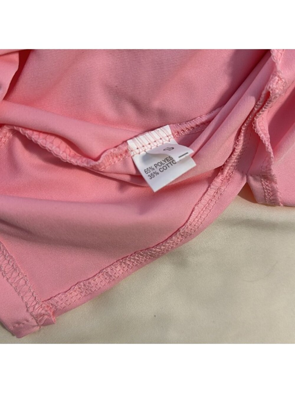 Blush pink spaghetti strap cut out mini dress size small - Picture 6 of 6